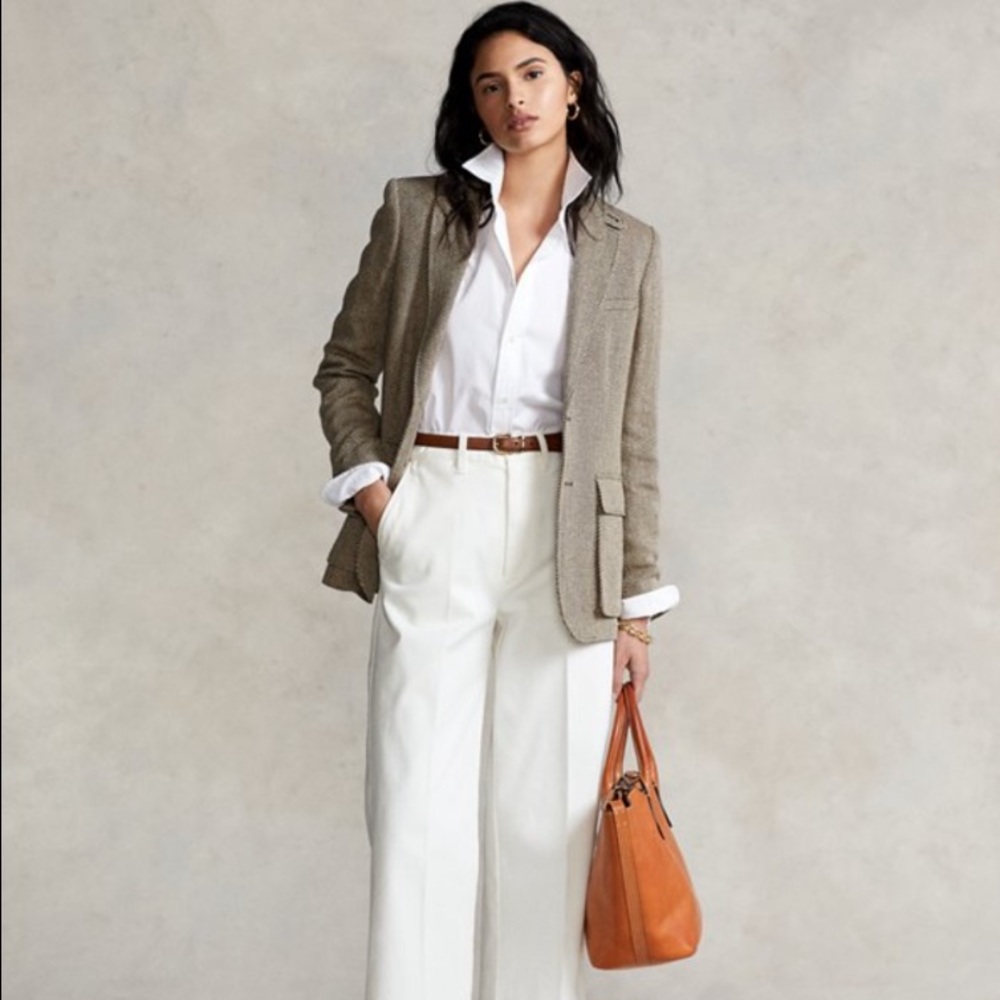 Giorgio Armani Le Collezioni Boucle Tweed Blazer